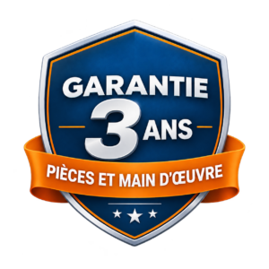 Garantie 3 ans pièces et main-d'œuvre